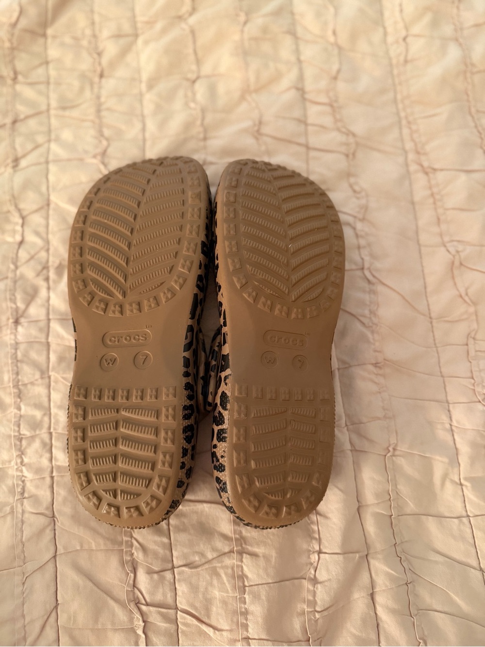 Crocs Ballet Flat Mary Jane Sepia/Leopard  (M5/W7) - Picture 2 of 8